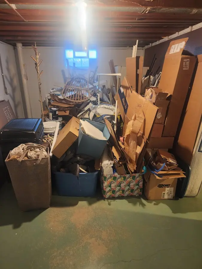 Roll-off dumpster container at job site for Yard Waste Dumpster Rental in Plaquemine